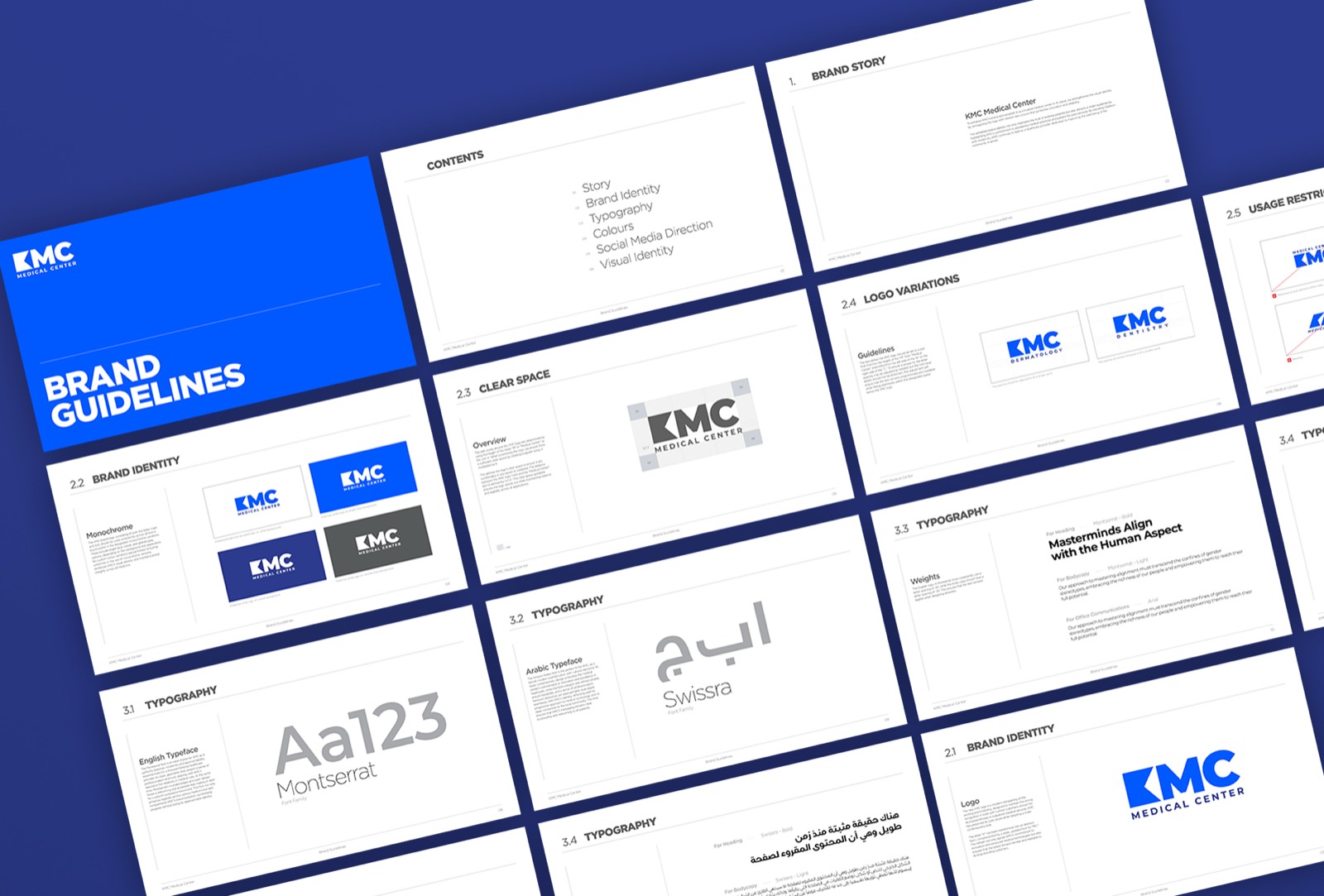 KMC Medical Center brand identity design by Epic Branding, image 2