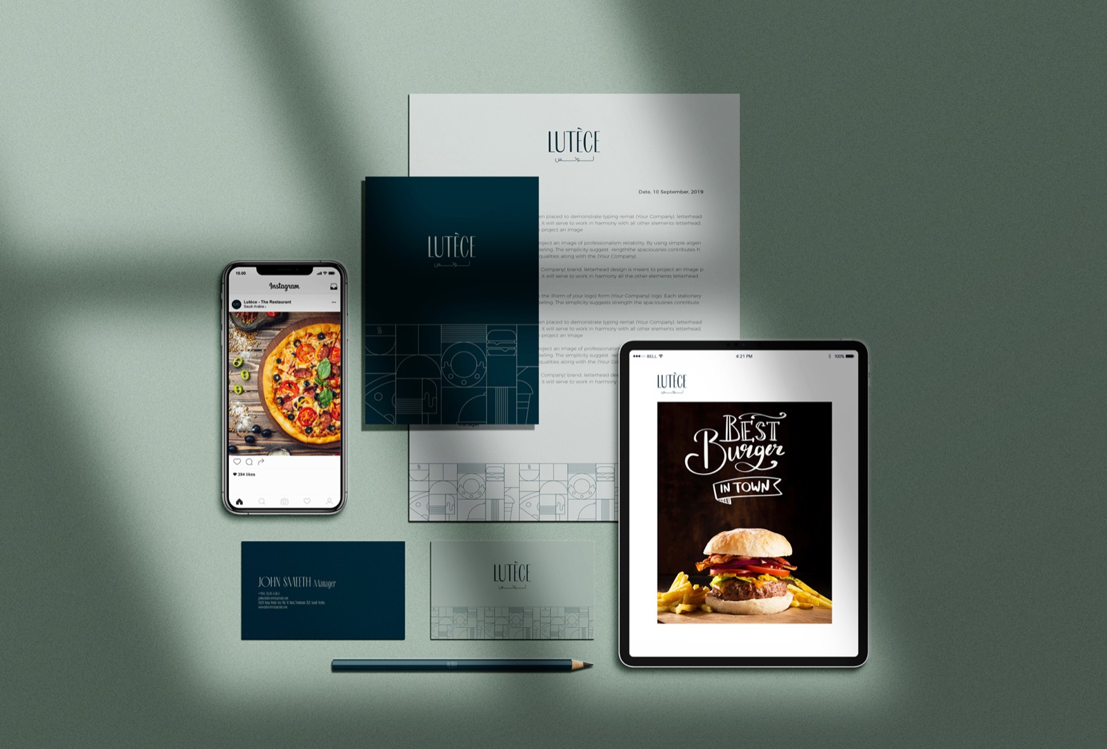 Lutèce brand identity design by Epic Branding, image 2