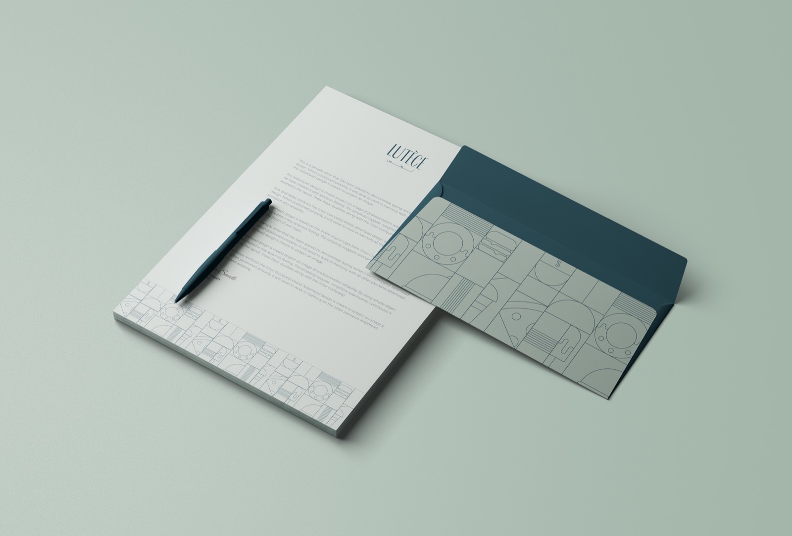 Lutèce brand identity design by Epic Branding, image 11