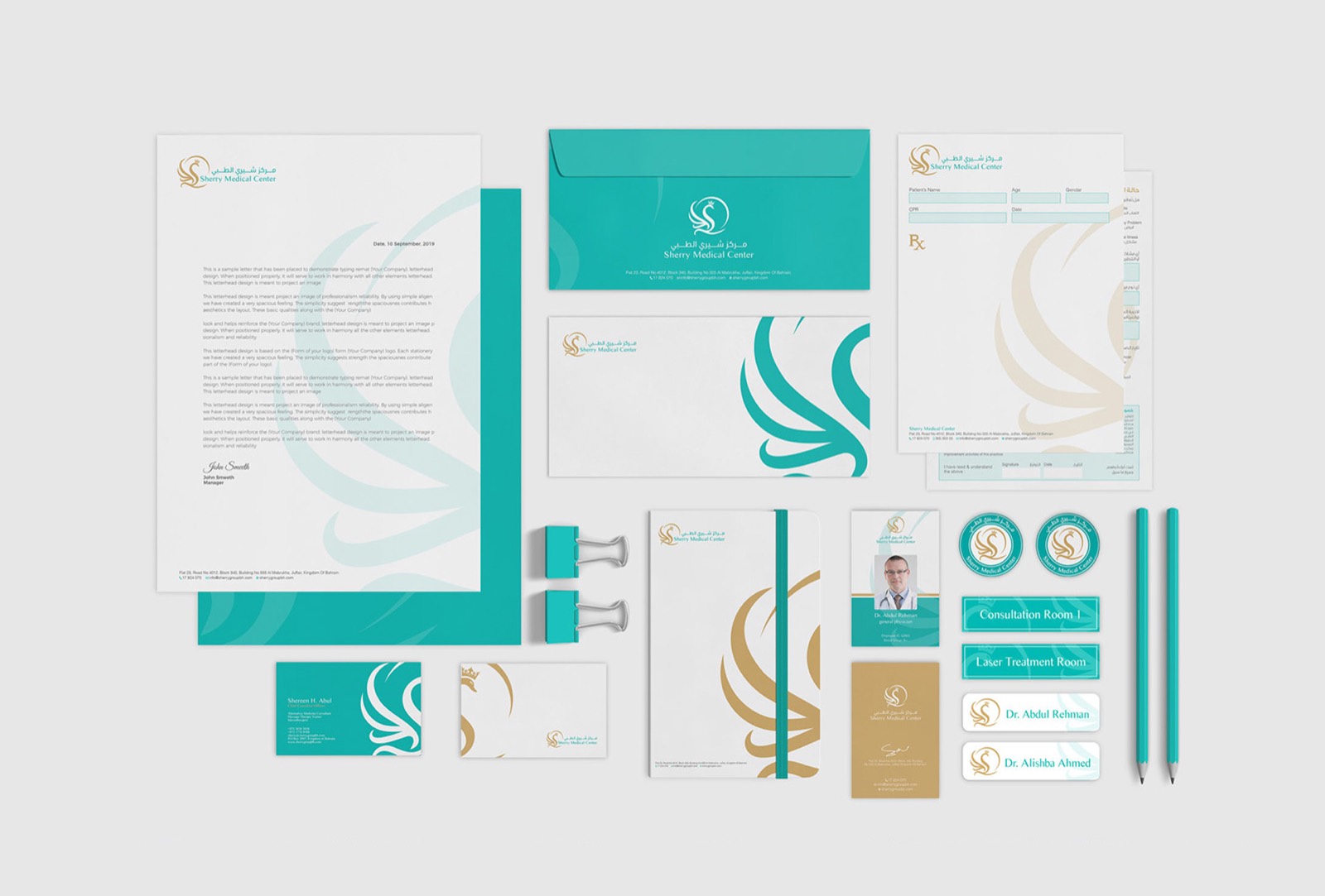 Sherry Medical Center brand identity design by Epic Branding, image 5