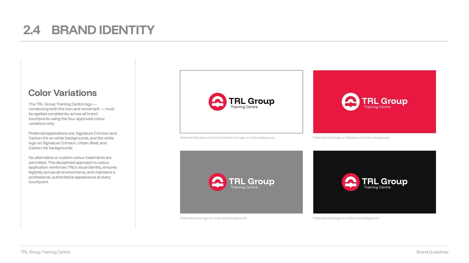 TRL Group brand identity design by Epic Branding, image 2